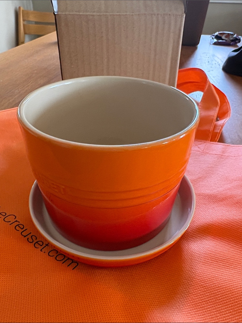 NIB Le Creuset herb planter